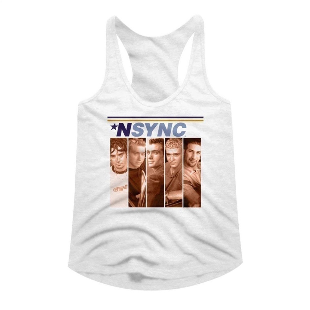 New! NYSNC Muscle Graphic Tank Top